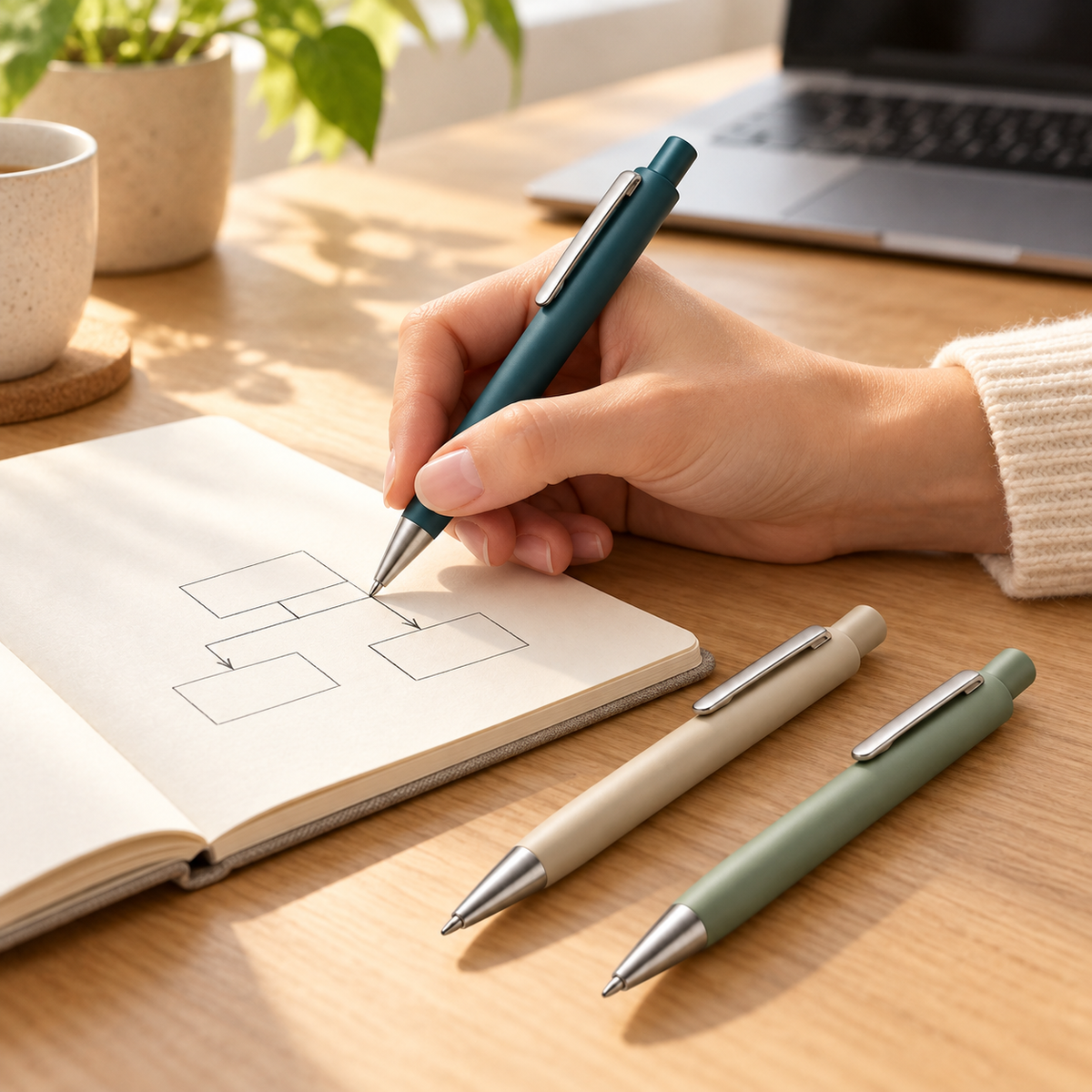 Zyvellie ballpoint pen set - home office usage