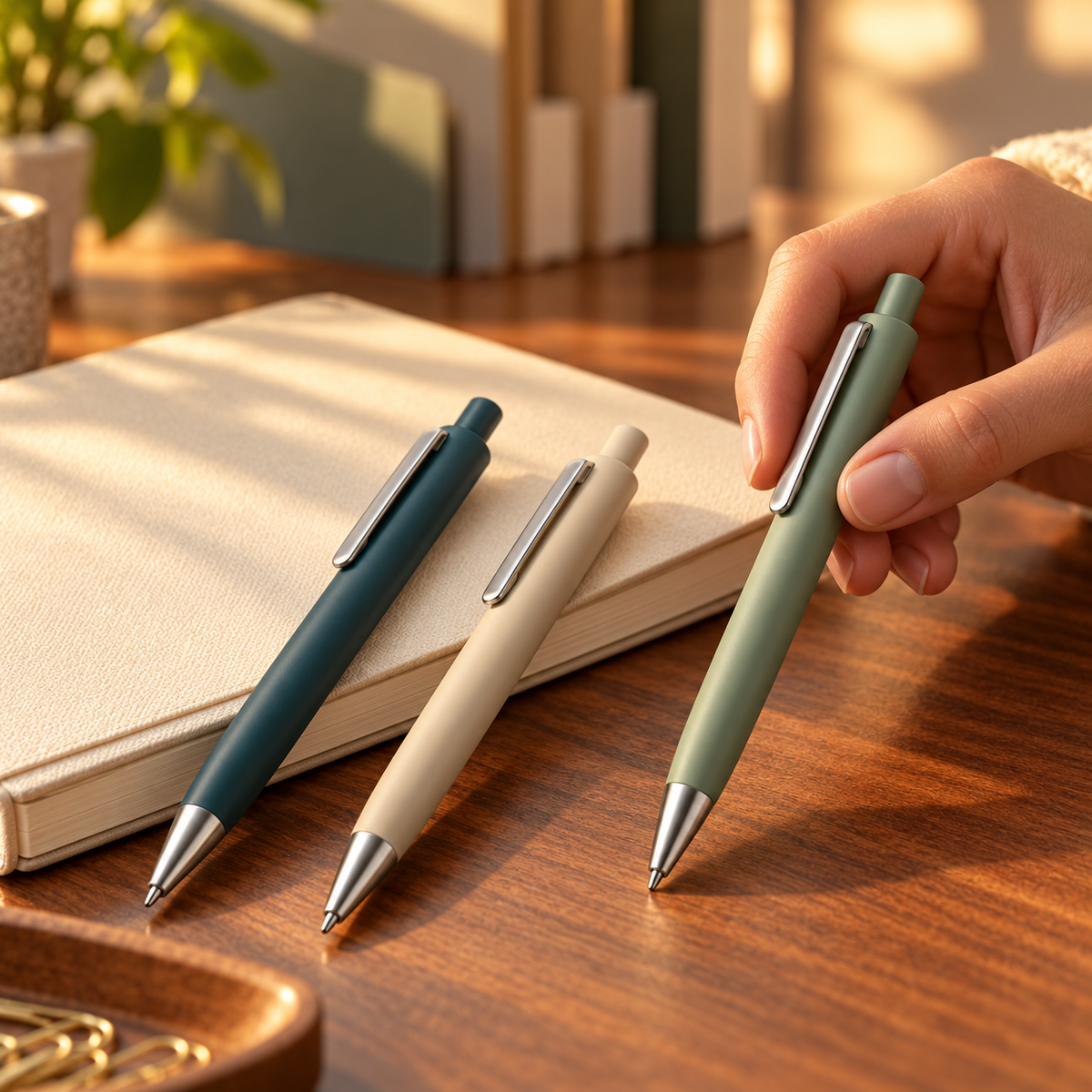Zyvellie ballpoint pen set - studio desk usage
