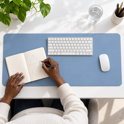 Zyvellie desk mat - shared workspace usage