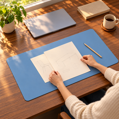 Zyvellie desk mat - studio desk usage