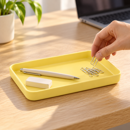 Zyvellie desktop catchall tray - home office usage