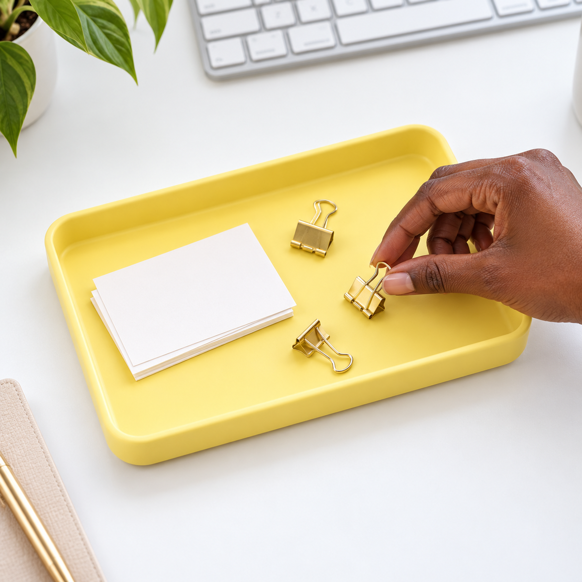 Zyvellie desktop catchall tray - shared workspace usage