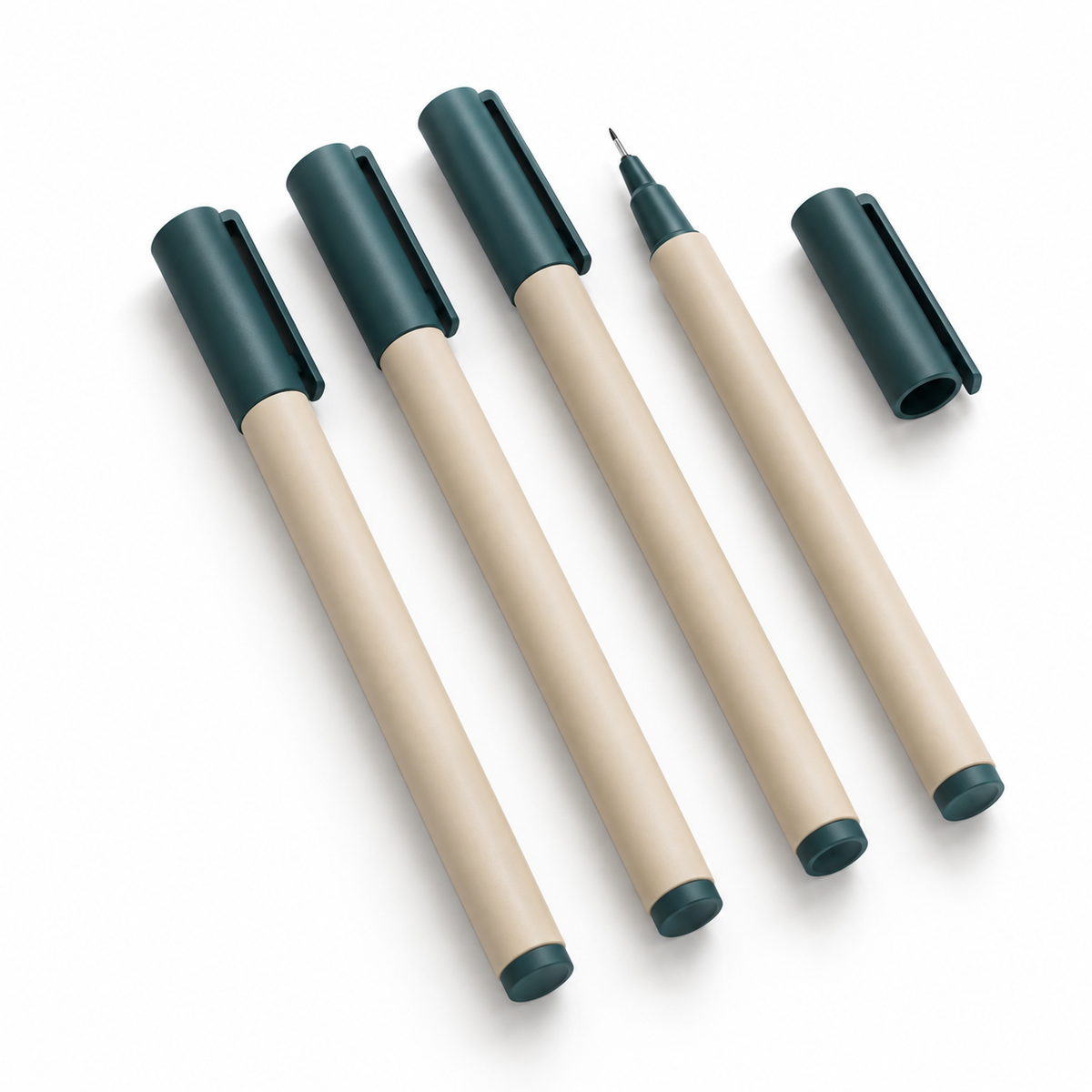 Zyvellie fineliner pen set - white master