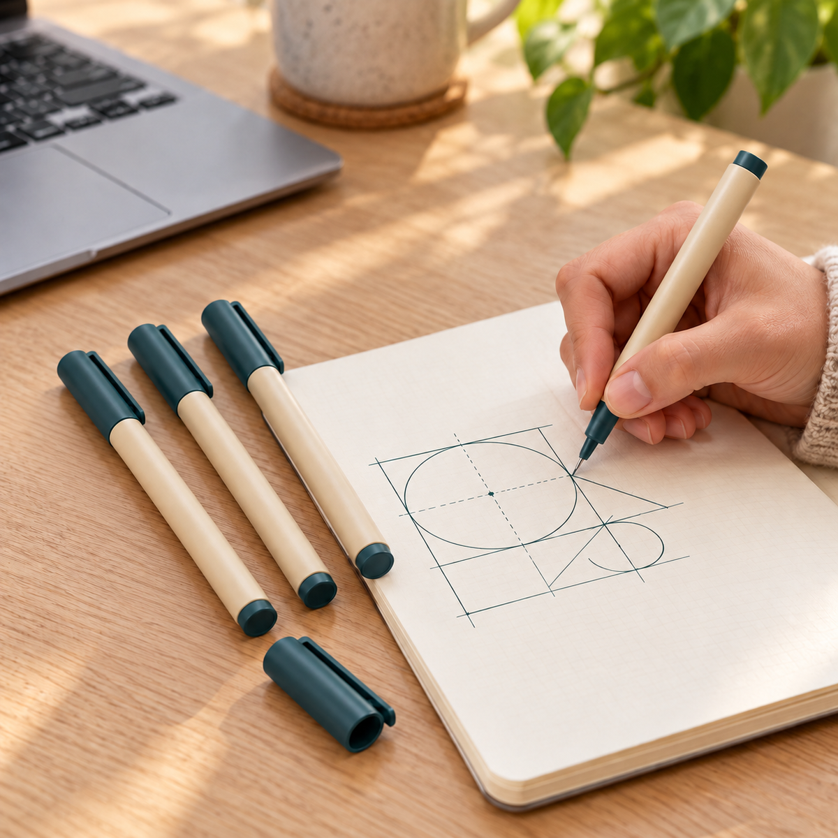 Zyvellie fineliner pen set - home office usage