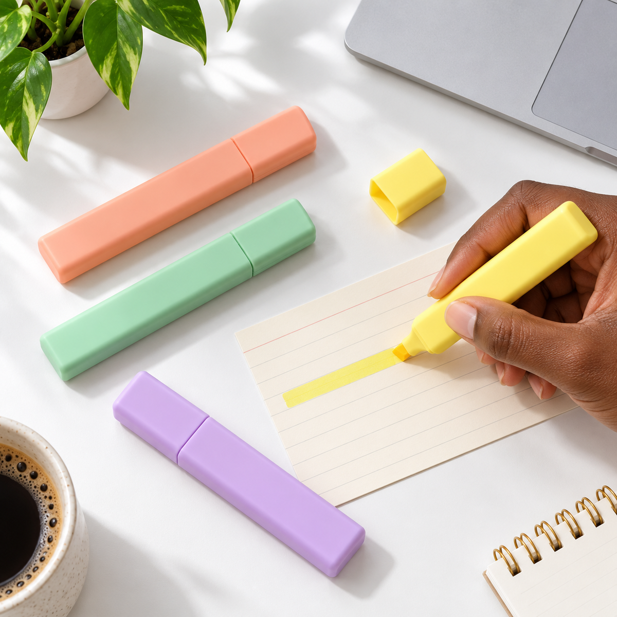 Zyvellie highlighter set - shared workspace usage
