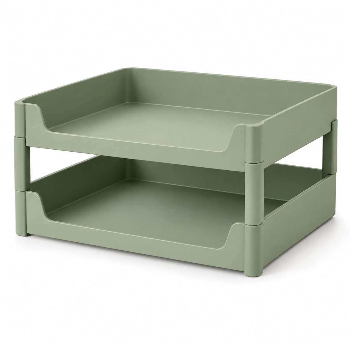 Zyvellie stacking letter trays - white master