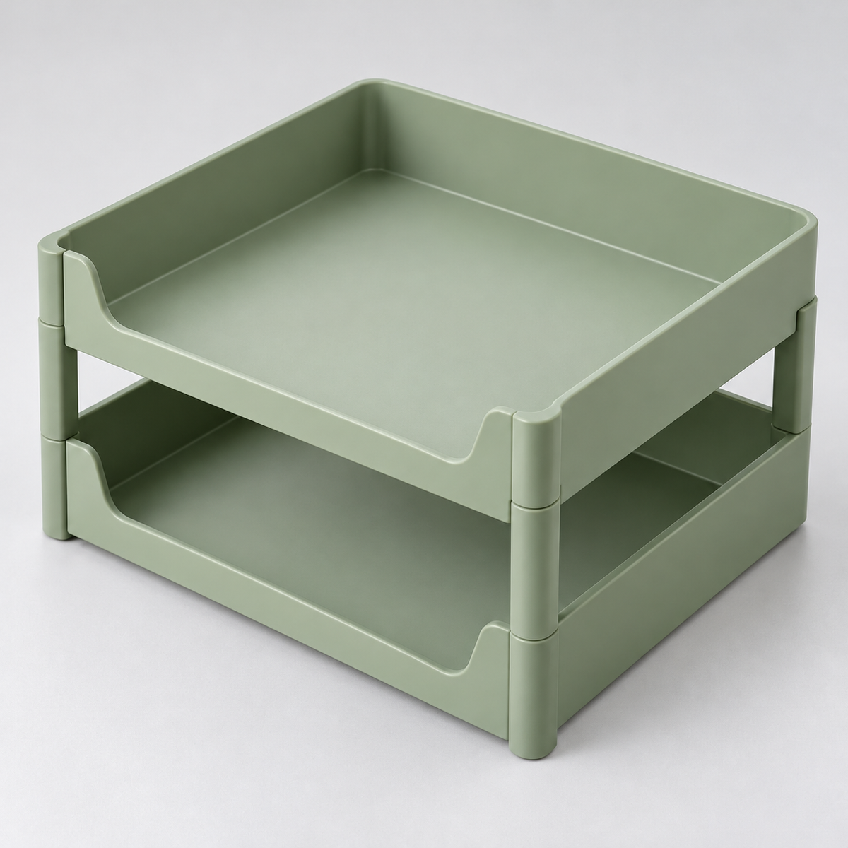 Zyvellie stacking letter trays - closeup