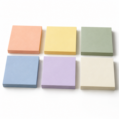sticky note set white background