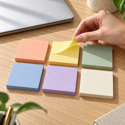 sticky note set office lifestyle