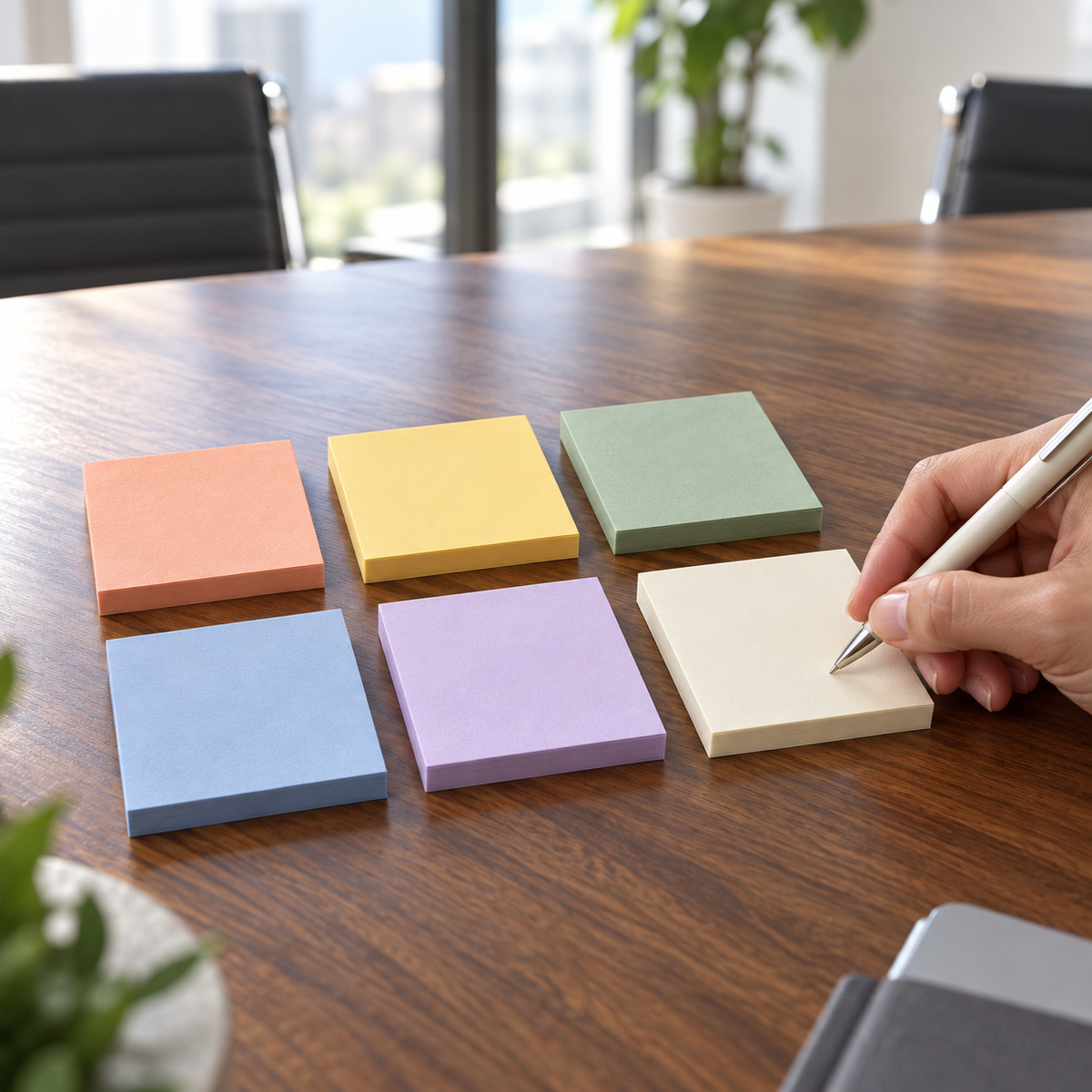 sticky note set office lifestyle