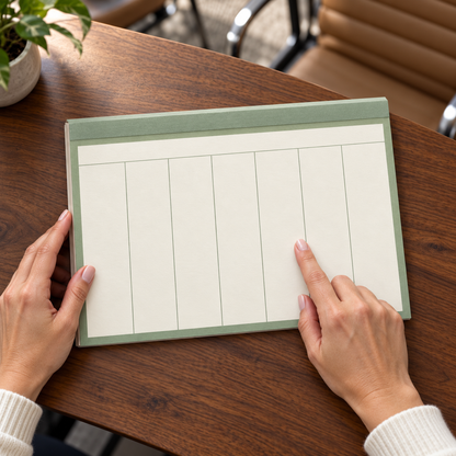 weekly desk planner office lifestyle